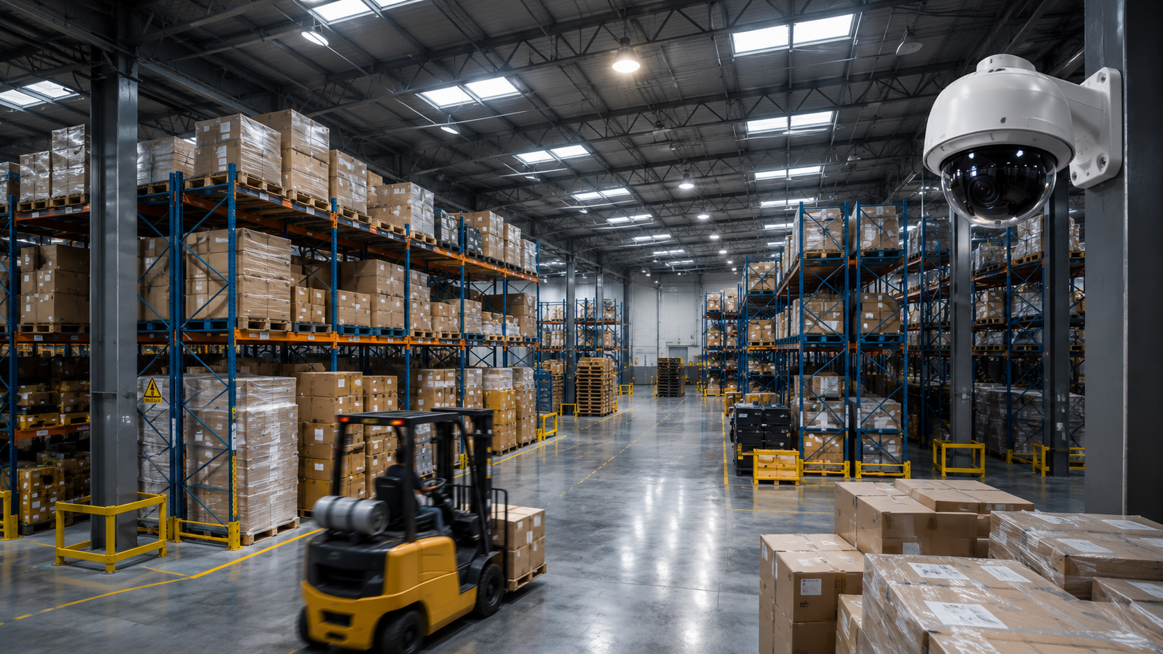 Warehouse and Industrial Security Camera Coverage